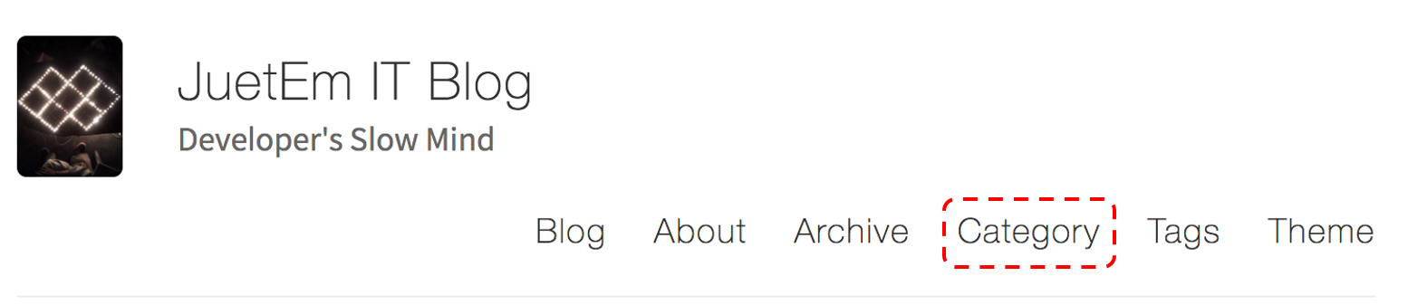 navigation Bar 영역에 category 메뉴 추가
